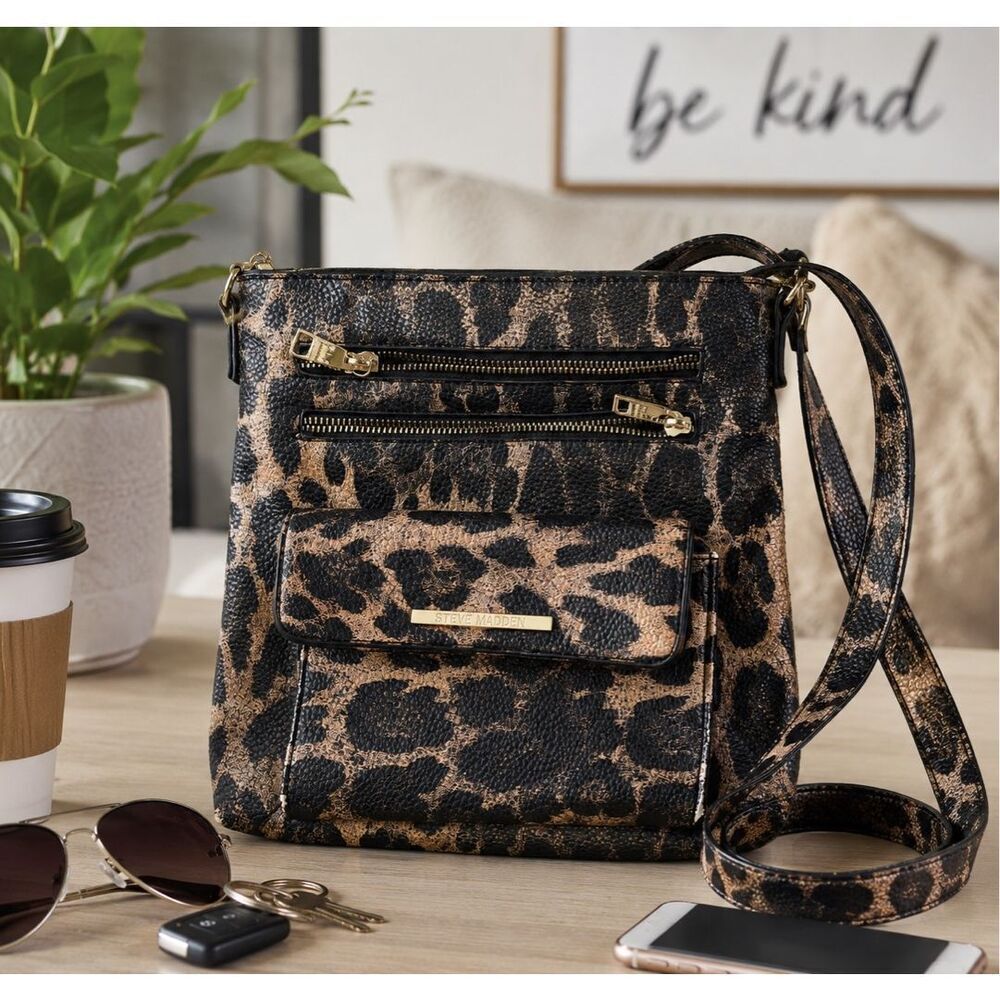 Women’s Steve Madden Leopard Print Purse Crossbody